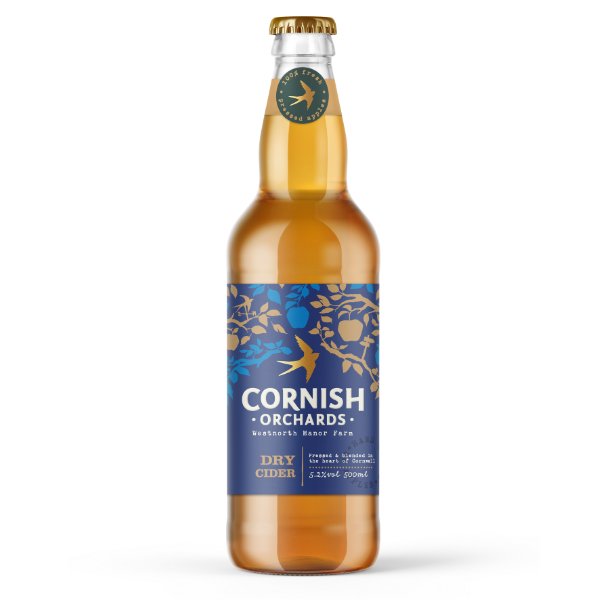 Cornish Orchards Dry Cider - 500ml Bottle