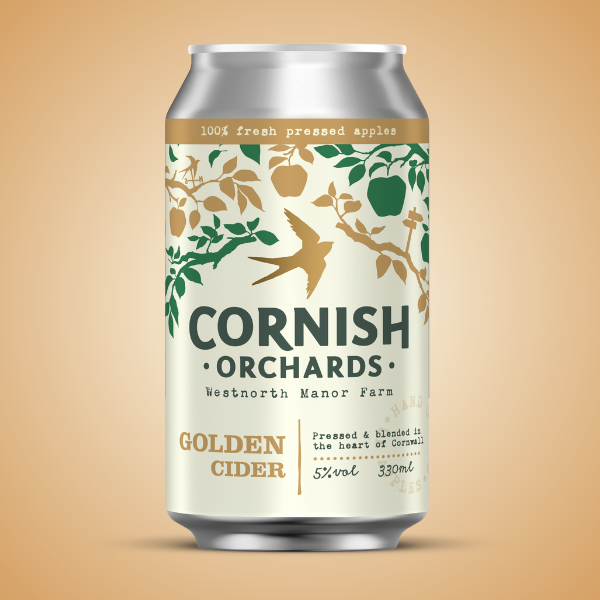 Cornish Orchards Golden Cider - 330ml Can