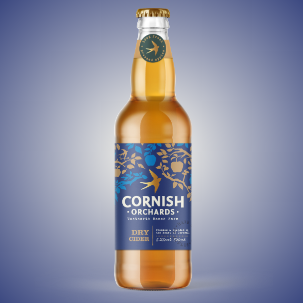 Cornish Orchards Dry Cider - 500ml Bottle