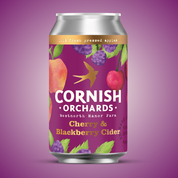 Cornish Orchards Cherry & Blackberry 330ml Can
