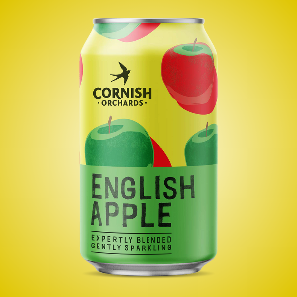 Cornish Orchards Sparkling English Apple 330ml Cans