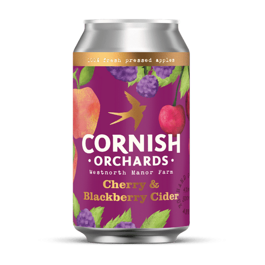 Cornish Orchards Cherry & Blackberry 330ml Can