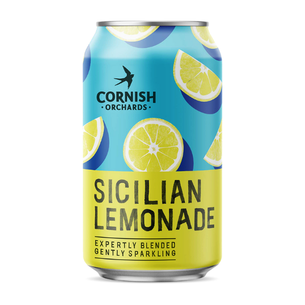 Cornish Orchards Sicilian Lemonade - 330ml Cans